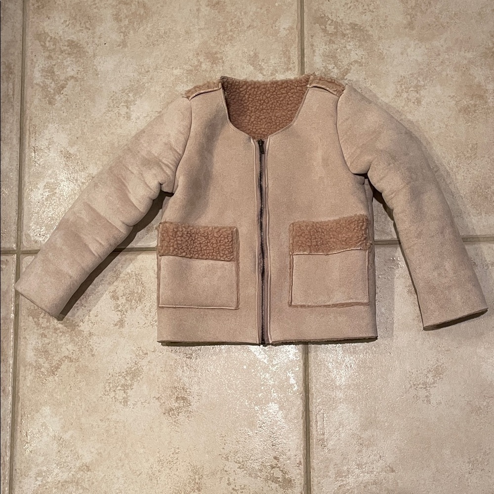 Roni & Ron Beige Toddler Jacket Small
